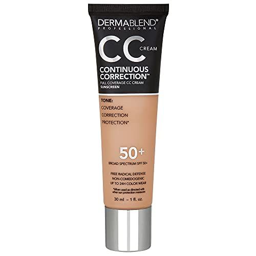 Dermablend Continuous Correction Tone-Evening CC Cream SPF 50+, 40N, 1 fl. oz. (Pack of 1)