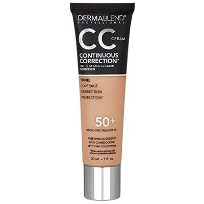 Dermablend Continuous Correction Tone-Evening CC Cream SPF 50+, 40N, 1 fl. oz. (Pack of 1)