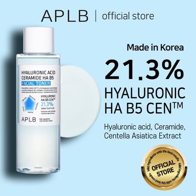 APLB Hyaluronic Acid Ceramide HA B5 Facial Toner | HYALURONIC HA B5 CEN 21.3% 5.41 FL.OZ/Korean Skincare, Replenishing Moisture, Revitalize for Gentle and Improve Skin Texture