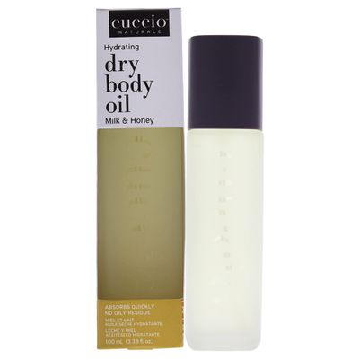 Cuccio Naturale Hydrating Dry Body Oil - Milk &amp; Honey, Paraben-Free, 3.38 Oz