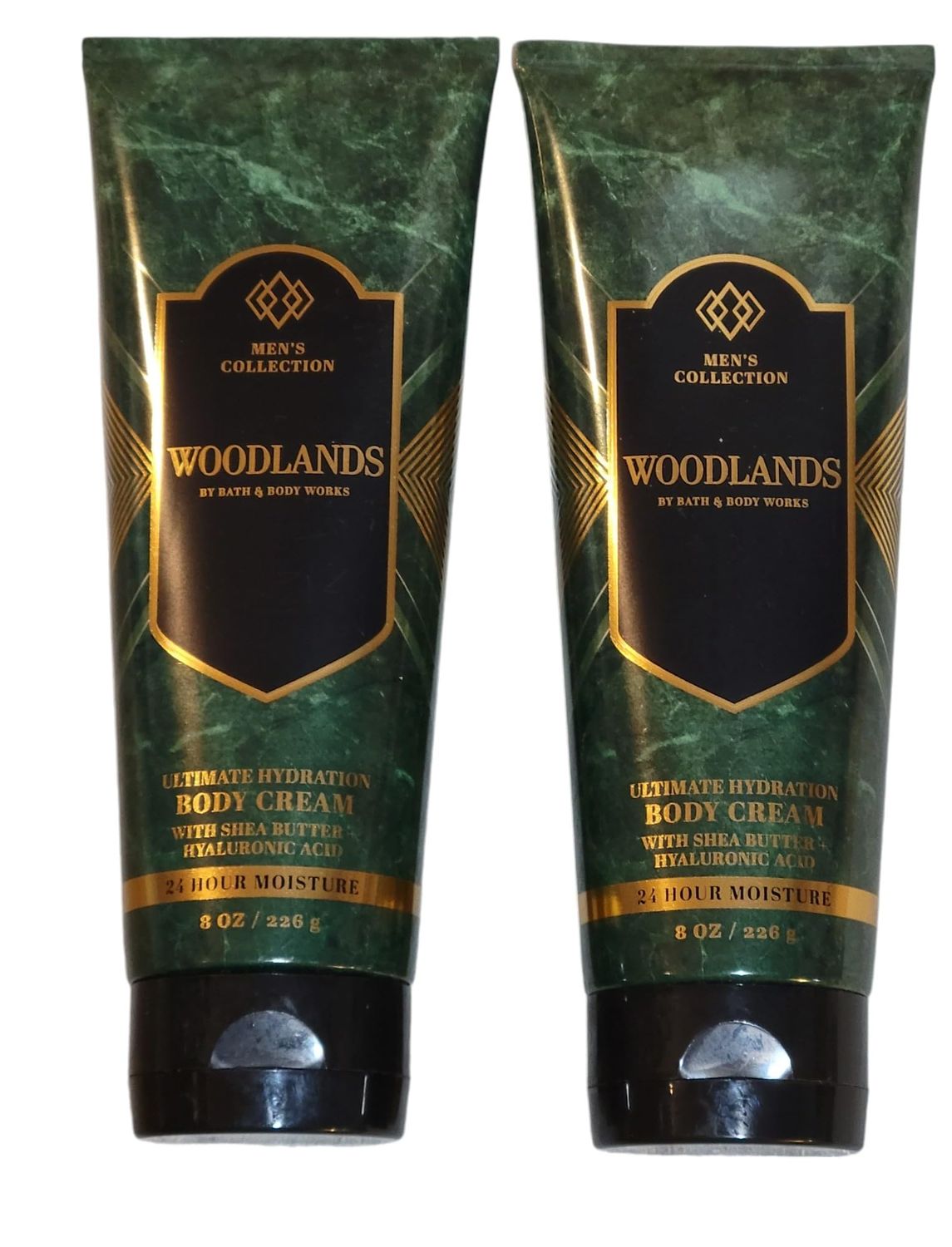 Bath &amp; Body Works Men&#39;s 2pk Ultimate Hydration Ultra Shea Body Cream - 8oz (Woodlands)