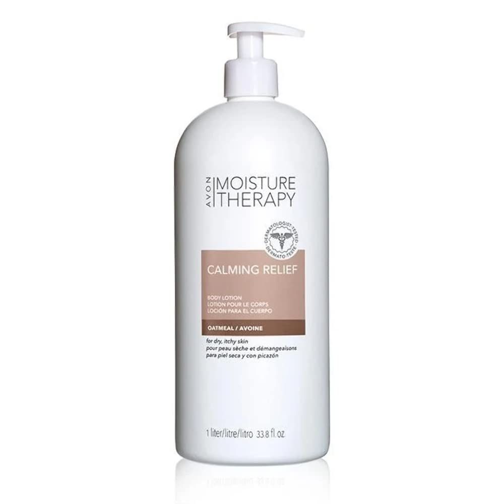 Avon Moisture Therapy Calming Relief Body Lotion, 33 FL OZ, LOT of 2