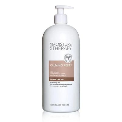 Avon Moisture Therapy Calming Relief Body Lotion, 33 FL OZ, LOT of 2