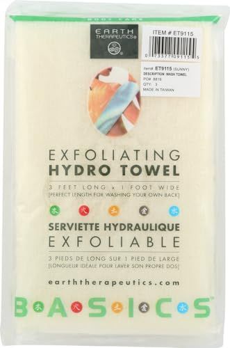 Earth Therapeutics Hydro Exfoliating Towel, 1 each (Pack of 2)