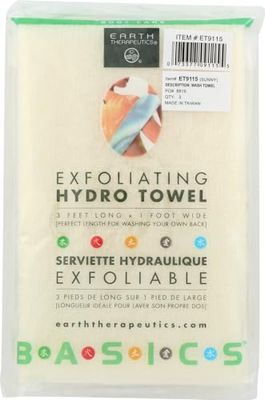 Earth Therapeutics Hydro Exfoliating Towel, 1 each (Pack of 2)
