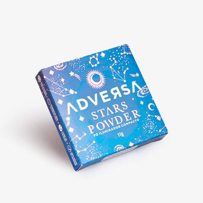 ADVERSA - Highlighter Makeup - Stars Powder Line - Illuminating Powder, Face Makeup, Powder Makeup, Beauty &amp; Personal Care - Vegan Makeup, Cruelty Free, Gluten &amp; Paraben Free - Color Champagne