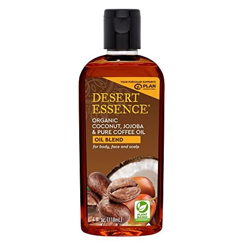 Desert Essence Organic Coconut with Jojoba and Pure Coffee Oil - 4 fl oz