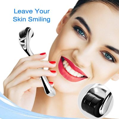 Diougens Lee Derma Roller Microneedling Roller for Face Body - 540 Titanium Microneedle Roller w/Storage Case
