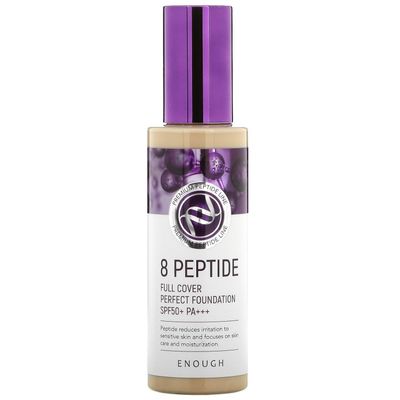Enough 8 Peptide, Full Cover Perfect Foundation, SPF 50+ PA+++, #13, 3.53 oz (100 g)
