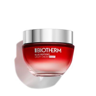 Biotherm Blue Peptides Uplift Night Cream, For All Skin Types, Enriched With Collagen Peptides Fractions For Amplified X5 Inner Collagen Efficacy For Firmer And Rosy Skin Upon Awakening, 1.7 Fl. Oz.