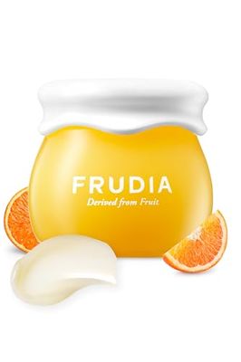 FRUDIA WELCOS Citrus Brightening Face Cream | Vegan Vitamin C Cream w/Mandarin Peel Extract Mela-Zero | Korean Skin Care Moisturizer