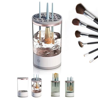 Electric Makeup Brush Cleaner Machine, 1 Pack - White | Efficient Makeup Brush Cleaner for All Brush Types, Keeps Brushes Hygienic and Skin Healthy