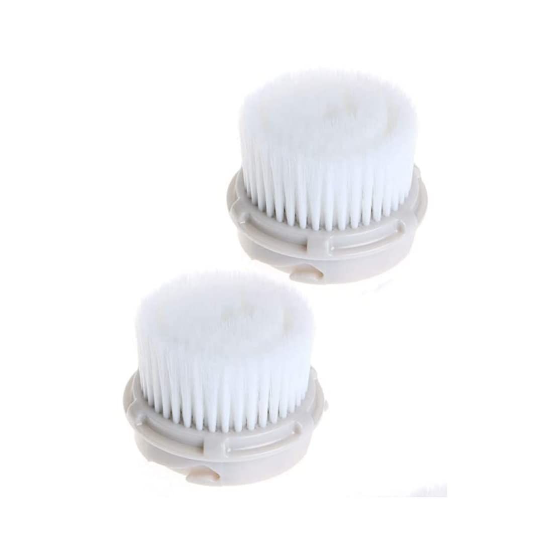 Clarisonic Luxe Cashmere Facial Cleansing Brush Head Replacement | Compatible with Mia 1, Mia 2, Mia Fit, Alpha Fit, Smart Profile Uplift and Alpha Fit X (2Count)