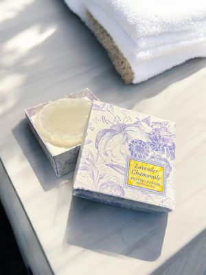 Greenwich Bay Trading Company Lavender Chamomile Dusting Powder - 4 oz, Gentle Talc-Free Body Powder with Soothing Lavender & Chamomile, Ideal for All Skin Types
