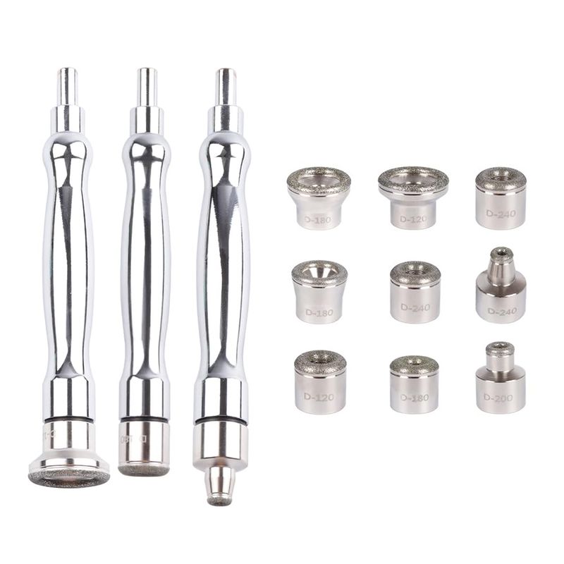 Diamond Dermabrasion Accessories 9 Tips 3 Wands Microdermabrasion Machine Replacements Dermabrasion Tool Professional or Home Use