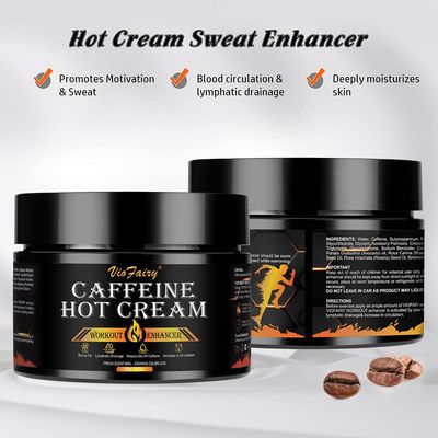 Caffeine Anti Cellulite Hot Cream, Body Sculpting Cellulite Workout Cream for Women &amp; Men , Anti-Cellulite Remover Creams, Natural Sweat Workout Enhancer, Thighs Belly Butt Firming Legs Slimming Cream