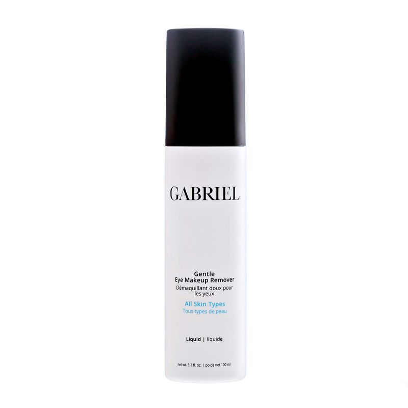 Gabriel Cosmetics Gentle Eye Makeup Remover, Natural, Paraben Free, Vegan, Cruelty-free, Non GMO, Gentle eyemakeup remover infused with aloe vera to soothe and diffuse puffy eyes, 3.3oz.