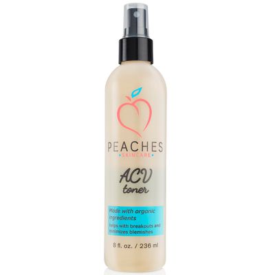 Apple Cider Vinegar Face Toner (8oz) - Vegan Toner for Face with Citrus Extracts - Facial Toner for Acne Breakouts and Blemishes - Gentle Exfoliating Toner - ACV Toner