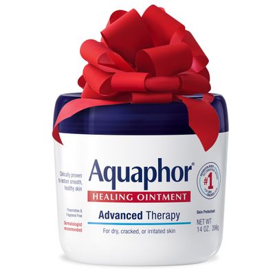 Aquaphor Healing Ointment, Advanced Therapy Skin Protectant, Dry Skin Body Moisturizer, Multi-Purpose Healing Ointment, For Dry, Cracked Skin &amp; Minor Cuts &amp; Burns, 14 Oz Jar