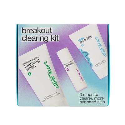 Dermalogica Clear Start Breakout Clearing Kit - Contains Acne Face Wash, Breakout Clearing Spot Treatment &amp; Cooling Moisturizer
