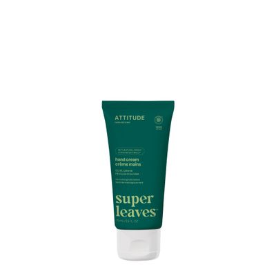 ATTITUDE Hand Cream, EWG Verified, Plant and Mineral-Based, Vegan Personal Care Products, Olive Leaves, 2.5 Fl Oz