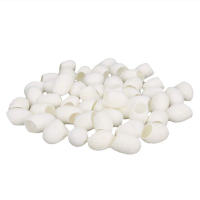 50pcs Silks, Facial Care Silks Blackhead Removal Exfoliating Silkworm Balls for Face Scrub Cleanser Gentle Exfoliating