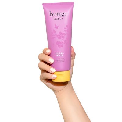 butter LONDON Extra Whip Hand & Foot Treatment, Shea & Cocoa Butter, Helps Hydrate & Restore Dry Skin, Helps Firm Skins Appearance, Vegan, Cruelty & Paraben Free