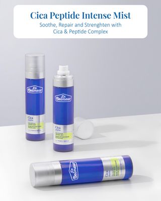 DR. BELMEUR Advanced CICA Intense Mist for Sensitive Skin (4.1fl oz) - Ultra Fine Mist for Soothe, Hydrate. Korean Skin Care. Centella Asiatica, Betaine.