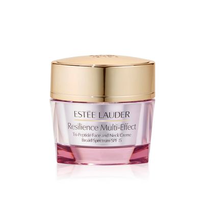 Este Lauder Resilience Multi-Effect Tri-Peptide Face and Neck Cream Moisturizer SPF 15 for Dry Skin, 1.7 Ounce
