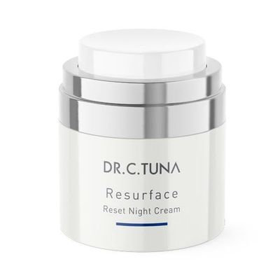 FARMASI Dr. C. Tuna Resurface Reset Night Cream, Face Moisturizer Lotion, Revitalizing & Firming Anti-Wrinkle for All Skin Types Anti Aging Cream, Skin Care for Face & Neck Retinol Cream 1.7 Fl Oz