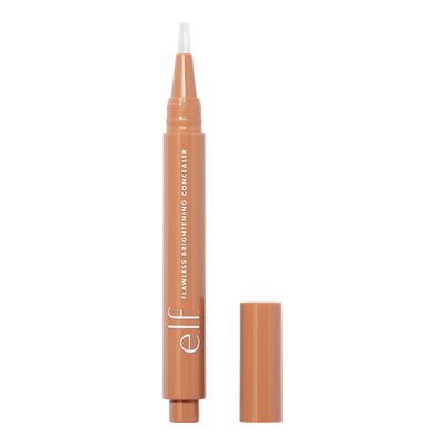 e.l.f. Flawless Brightening Concealer, Illuminating &amp; Highlighting Face Makeup, Conceals Dark Under Eye Circles, Tan 41 W, 0.07 Fl Oz