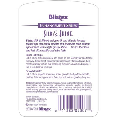 Blistex Silk &amp; Shine Lip Moisturizer 0.13 oz Pack of 3