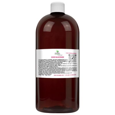 Dr Joe Lab Decyl Glucoside Natural Surfactant - Surfactants for Soap Making, Lauryl Glucoside, DIY Shower Gel, Skin Care, Body and Face Wash, Plant Derived, Natural - 32 Oz