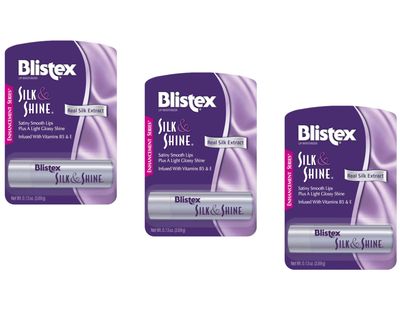 Blistex Silk &amp; Shine Lip Moisturizer 0.13 oz Pack of 3