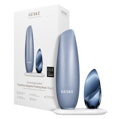 GESKE SmartAppGuided Touchless Magnetic Peeling Mask 5 in 1 | Magnetic Face Mask | Removes Impurities | Facemask | Pore Cleansing | Skincare for All Genders | Best of Face Masks | Clean Skin Glow