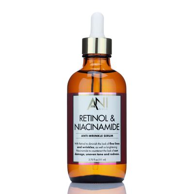 Anigold Retinol + Niacinamide Facial Serum Anti Aging Moisturizer Skin Care Booster For Face, Retinol Skincare Serum Reduces Appearance Of Wrinkles, Age Spots, &amp; Fine Lines, Large 3.75 Fl Oz
