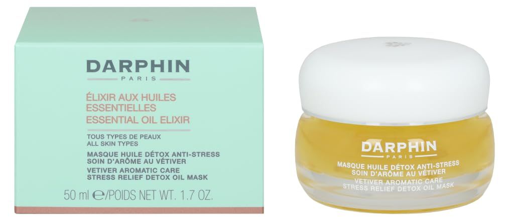 Darphin Vetiver Stress Relief Detox Oil Mask, 50 ml