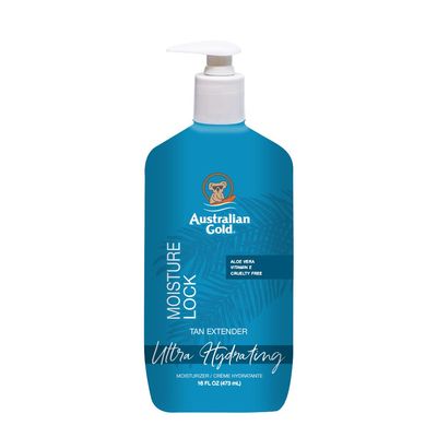 Australian Gold Moisture Lock Tan Extender Lotion, Enriched with Vitamin E &amp; Aloe Vera, Cocoa Dreams Fragrance, 16 Fl oz