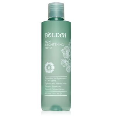 Bolden Skin Brightening Toner | Reduces Breakouts and Appearance of Dark Spots, Oil &amp; Shine | Made with AHA Glycolic Acid, Niacinamide, &amp; Hydrating Hyaluronic Acid | 8.0 Fl Oz