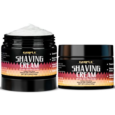 2PCS Foam Shaving Cream for Men- Shave Cream for Sensitive Skin Soothes Cushion Shave Lather Shaving Soap for Travel - No Drying No Alcohol Shaving Gel for Soothing &amp; Protect Irritation from Razor Cut