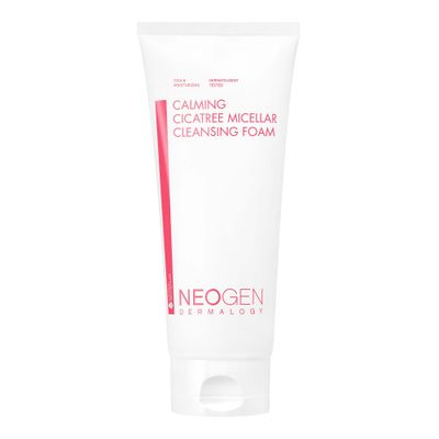 DERMALOGY by NEOGENLAB NEOGEN Calming Cica Tree Micellar Cleansing Foam 6.76 Fl Oz (200ml) - Hydrating, Creamy Foam Cleanser for Sensitive Skin, Clean Beauty - Korean Skin Care