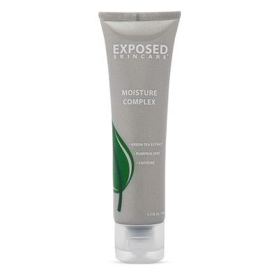 Exposed Skin Care Moisture Complex - Hydrating Vitamin E and Green Tea Extract with Pumpkin Seed &amp; Caffeine, 1.7 fl oz - Retain the Moisture your Skin Needs with Exposed