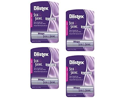 Blistex Silk &amp; Shine Lip Moisturizer 0.13 oz Pack of 4