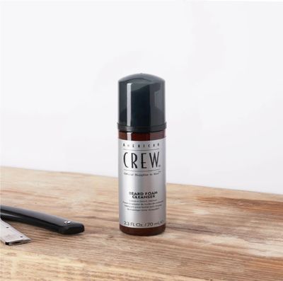 American Crew Beard Conditioner &amp; Oil, Foam Cleanser, 2.3 Fl Oz