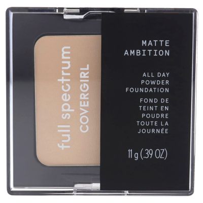 COVERGIRL Matte Ambition, All Day Powder Foundation, Light Neutral, 0.38 Ounce