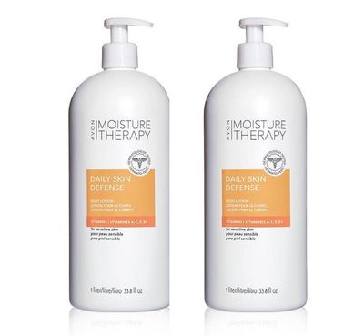 Avon Moisture Therapy Daily Skin Defense Lot of 2