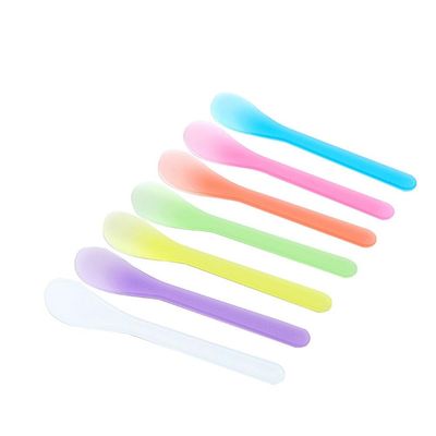 7/70 Pcs Mixed color Cosmetic Spatulas - Small Plastic Spatula for Cosmetics, Creams, Crafts - Makeup Spatula - Mini Applicator for Mixing Cream, Skincare, or Scraping Jars Type 1