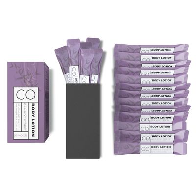 GO Essentials Travel Lotion Packets - Single Use Body and Hand Lotion for Hydrated Skin and Travel Size Toiletries - Bulk Travel Size Lotion Packets. Womens Gift Set, Homeless Supplies Bulk Lotion