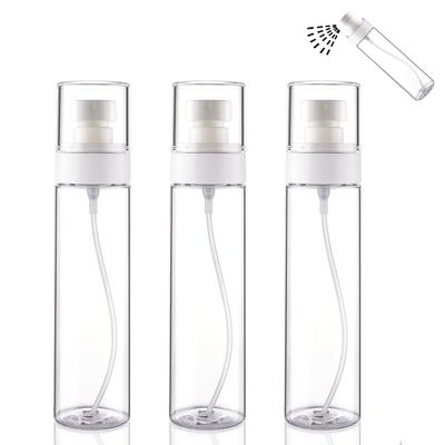 Cosywell Fine Mist Spray Bottles TSA Approved 3.4oz/100ml 3 Pack Leak Proof Travel Size Bottles Refillable Plastic Hair Spray Bottle for Perfume Skincare Toners Water Cosmetics (3Clear)