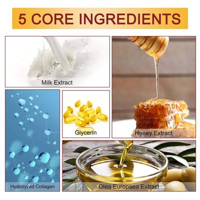 Hand Mask, 5 Pairs Hand Moisturizing Gloves Repairing Hand Mask for Extra Dry Skin Spa Masks, Exfoliating Hand Peeling Mask, Repair Rough Skin for Men &amp; Women (C)